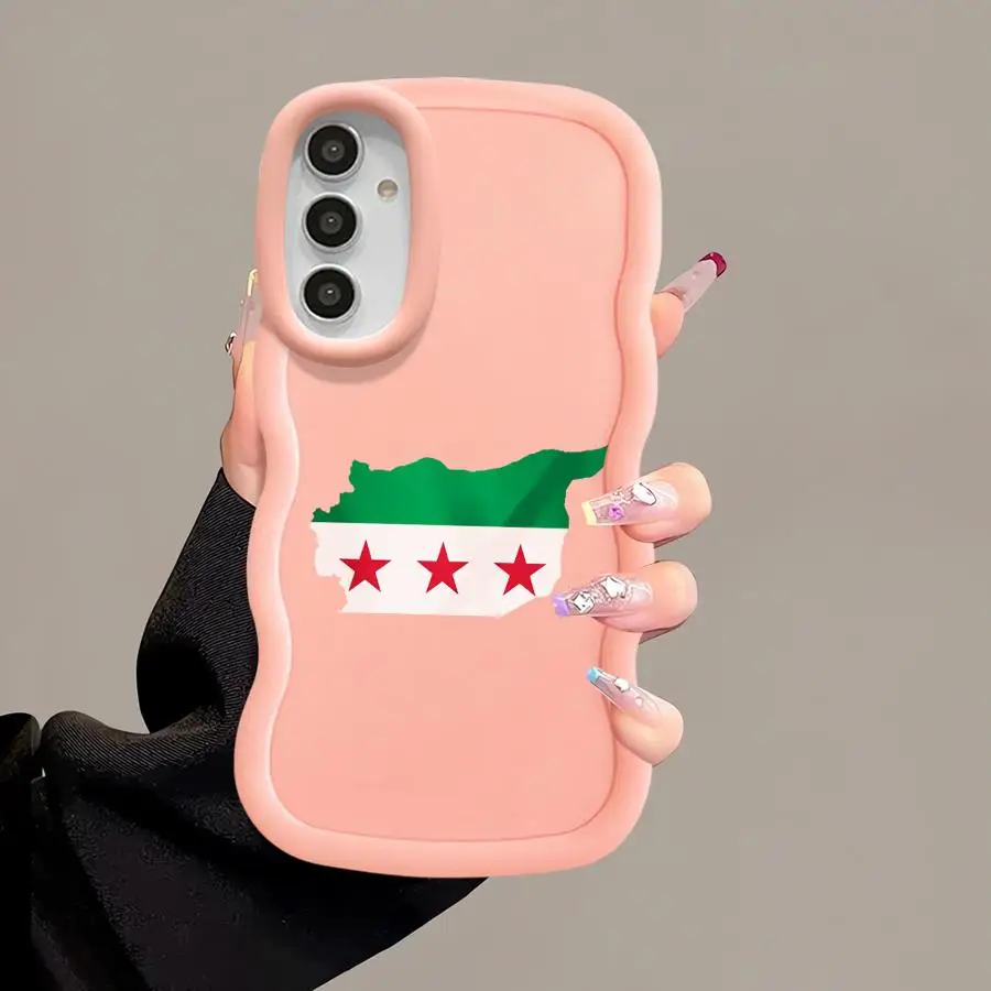 S-Syria Flag Phone case for Samsung Galaxy A12 A13 A15 A16 A22 A14 A23 A24 A33 A34 A54 A55 A73 A35 A25 A32 A52 A53