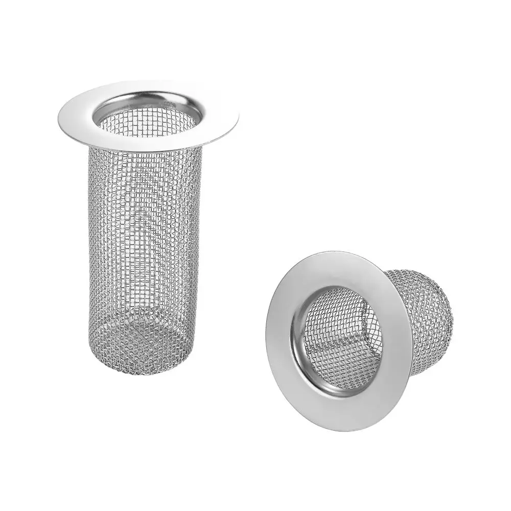 Multifunctional Stainless Steel Floor Drain Filter Mesh Kitchen Sink Anti-clog Slag Strainer Bathroom Accessories