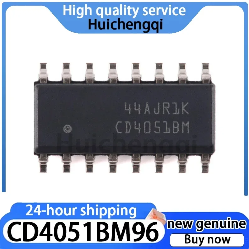 10PCS Genuine CD4051BM96 SOIC-16 CMOS Single Channel 8-channel Analog Multiplexer Chip