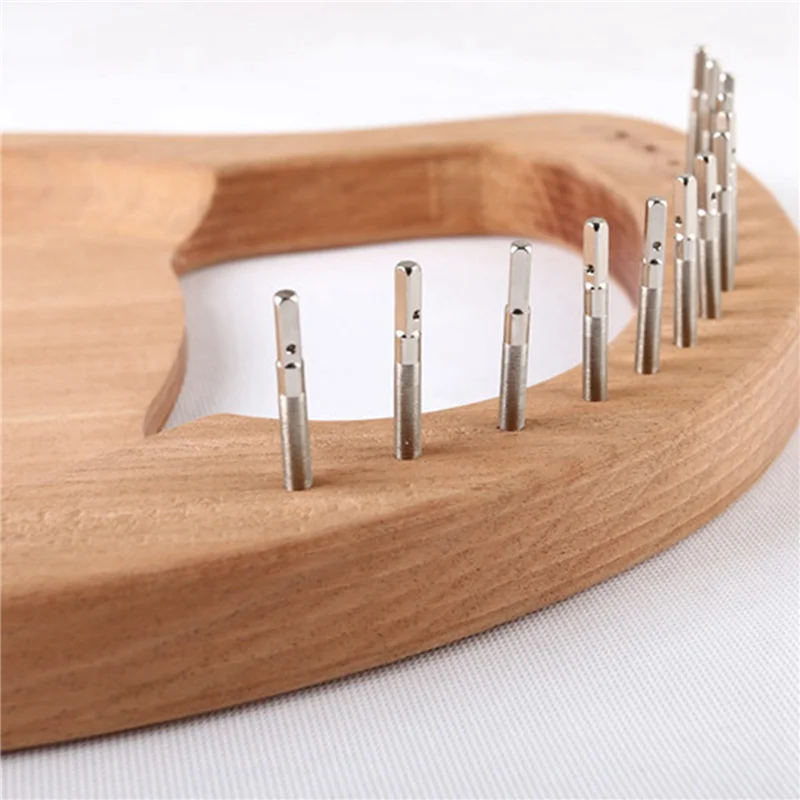 

FSTE-120 Pcs Lyre Harp Tuning Pin Nails With 120 Pcs Rivets Set For Lyre Harp Small Harp Musical Stringed Instrument