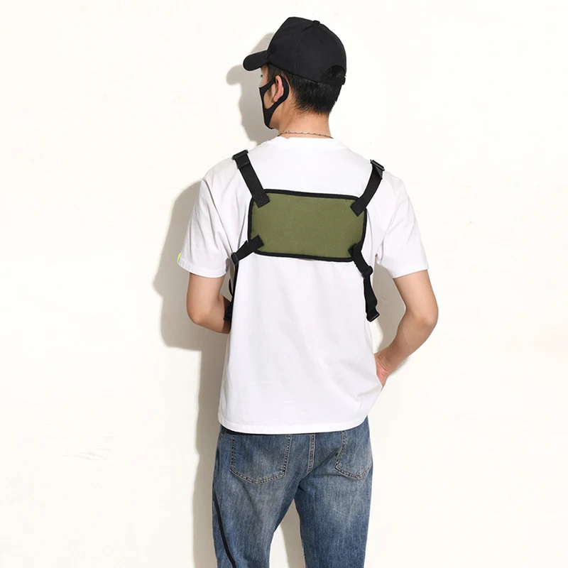 Chest Backpack Man Bag City Jogging Gym Running Tactical Jacket Vest Gym Wallets Sports Phone Pouch Outdoor Camouflage Bag