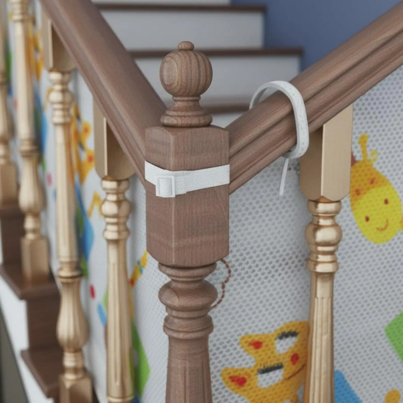 2 M Balcony Protective Mesh Custom Size Stair Protective Mesh Anti-Theft Strong Load-Bearing for Stairs
