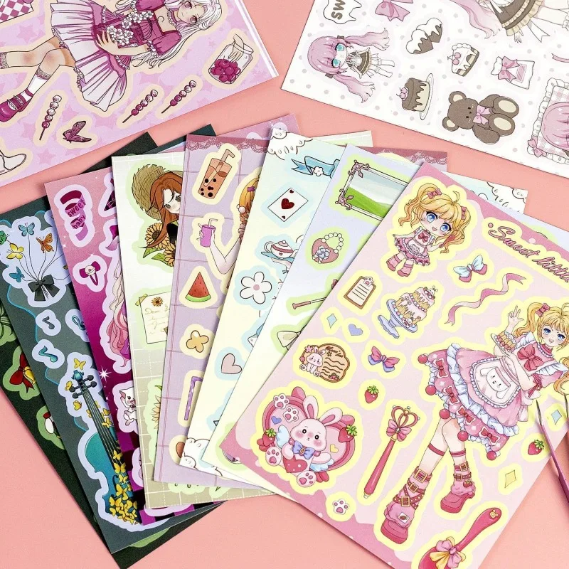 

Sailor Moon stickers DIY handmade handbook stickers creative cute boys and girls high-looking stickers Christmas gifts wholesale