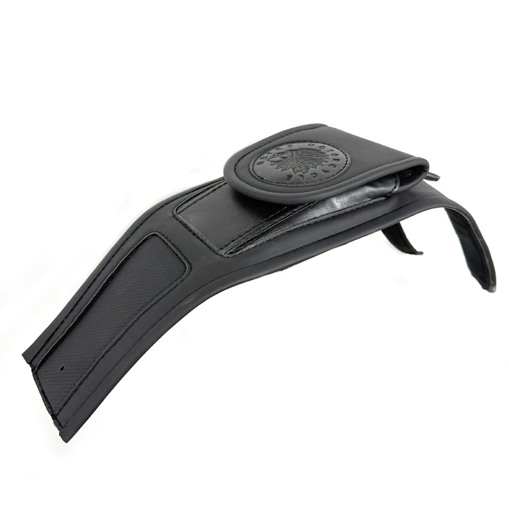 New For Indian Challenger Pursuit 2022-2025 Leather Gas Tank Bag Black Upper Tank Bag Motorcycle fuel tank pack accessories