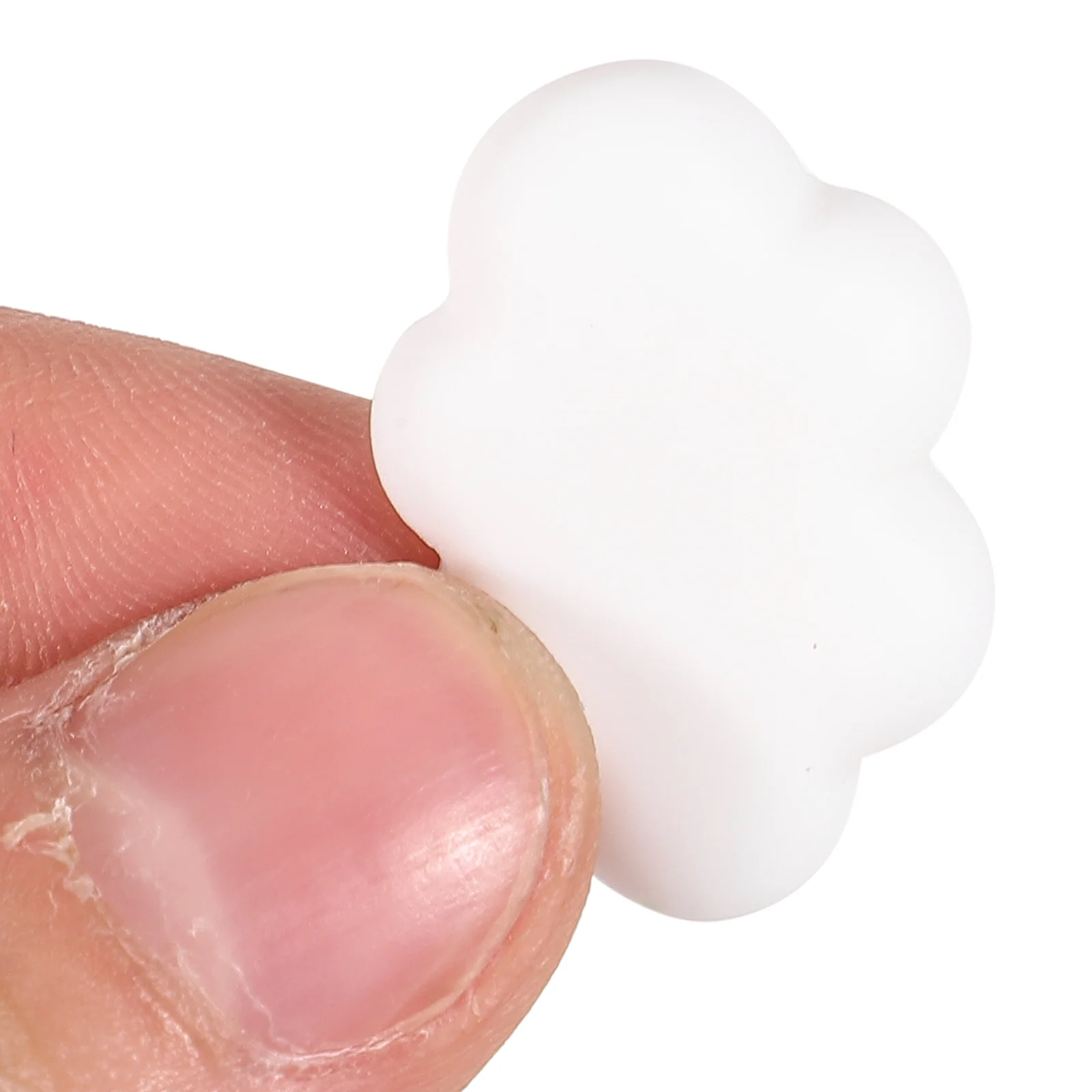 

100pcs Resin Clouds Diy Accessories For Cellphone Pencil Case Handmade Material White Durable Lightweight Decorative Ornaments