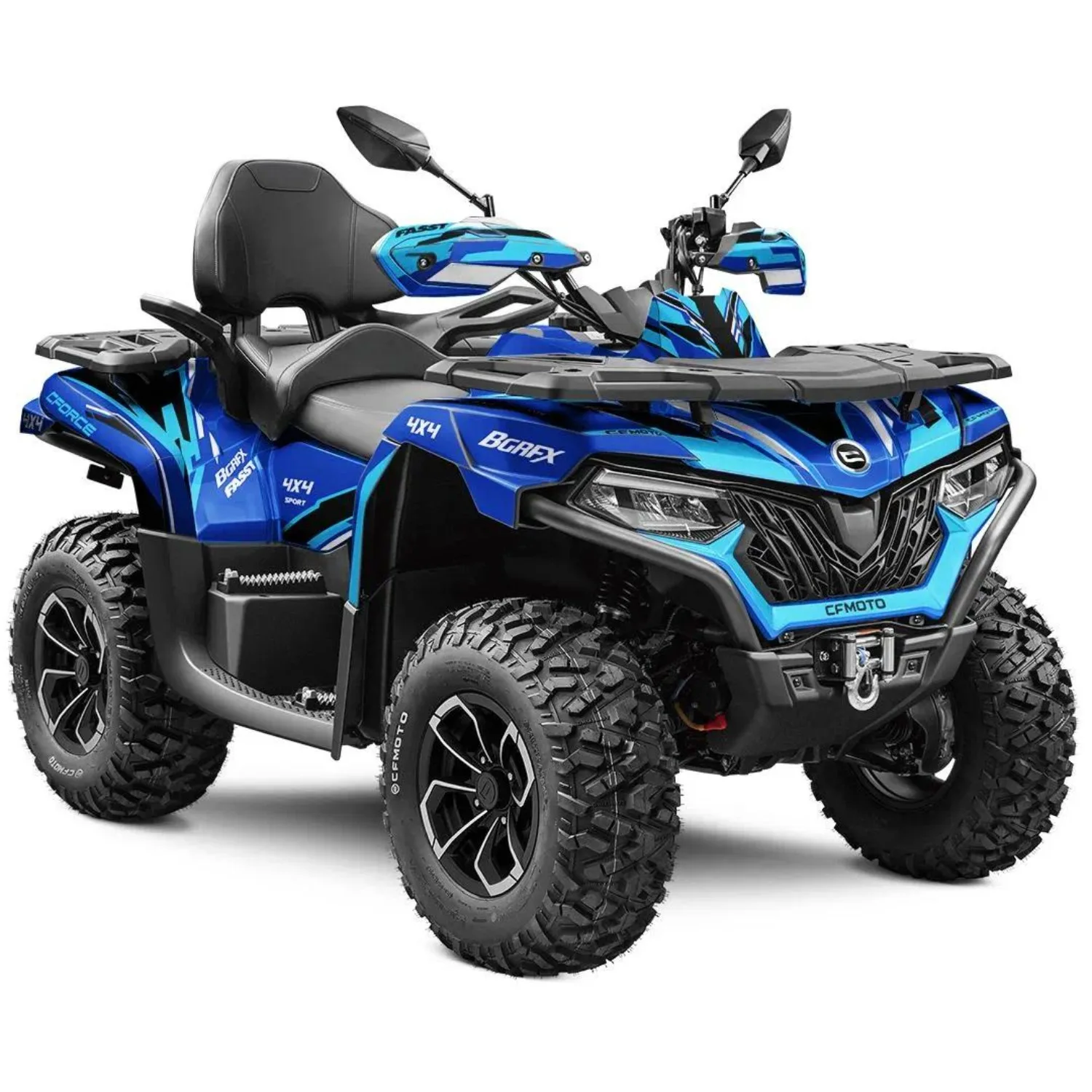 Motorcycle Body Fairing Sticker Decal Protective Quads / Atv 4x4 Full Graphic Kit For CFMOTO CFORCE 600 625 2020-2024 Design-17