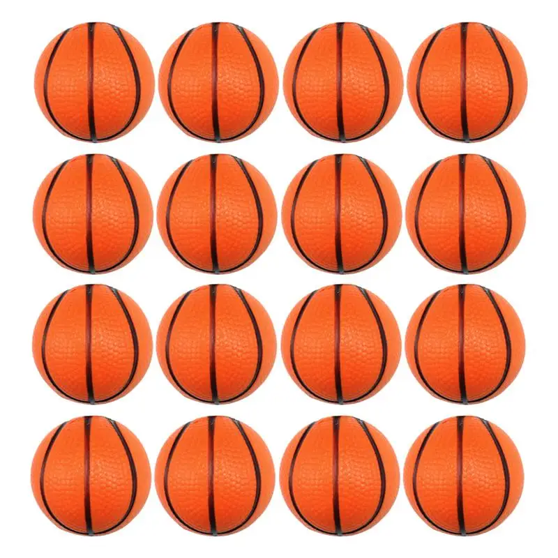 Mini pelota de baloncesto suave para niños, juguetes antiestrés para aliviar el estrés, pelota de goma de espuma suave para apretar, 6-30 piezas