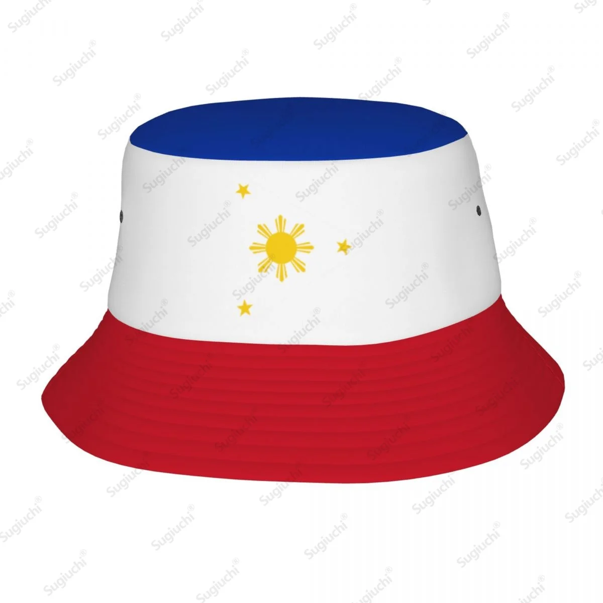 

2025 Philippines 3D Flag Men Women Bucket Hat Outdoor Sun Protection Cap Breathable Mesh For Fisherman Camping Hiking