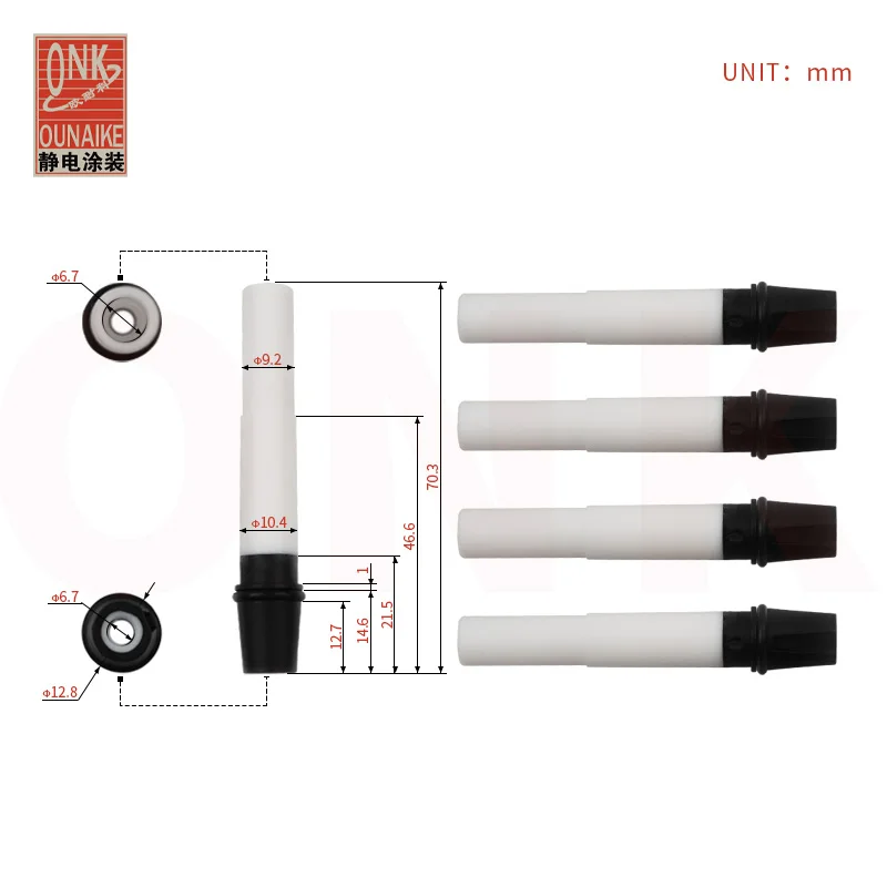 Powder Coating Manual Powder Spray Gu=n Complete 2322761 Spare Parts Hose Take-up Manufactured Aluminum for Quality