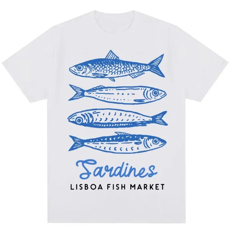 เสื้อยืดลายตลาดปลาตลกๆ แฟชั่นน - Women'S Fashion Market Size บทวิจารณ์และราคา