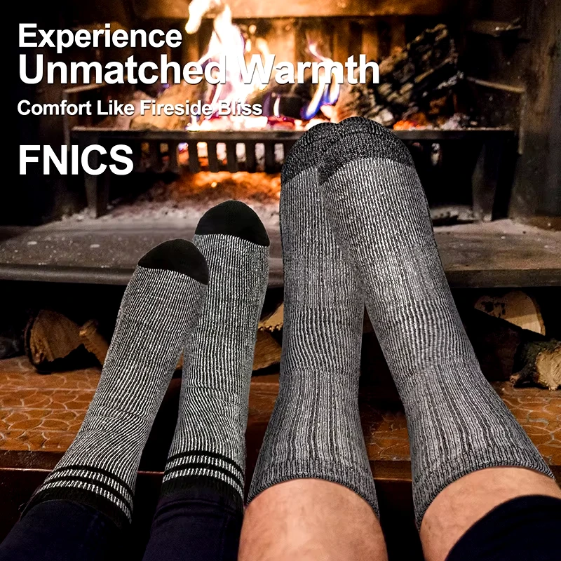 

Sports Socks Thickened Crew Socks Hiking Socks Large For Men Winter Women