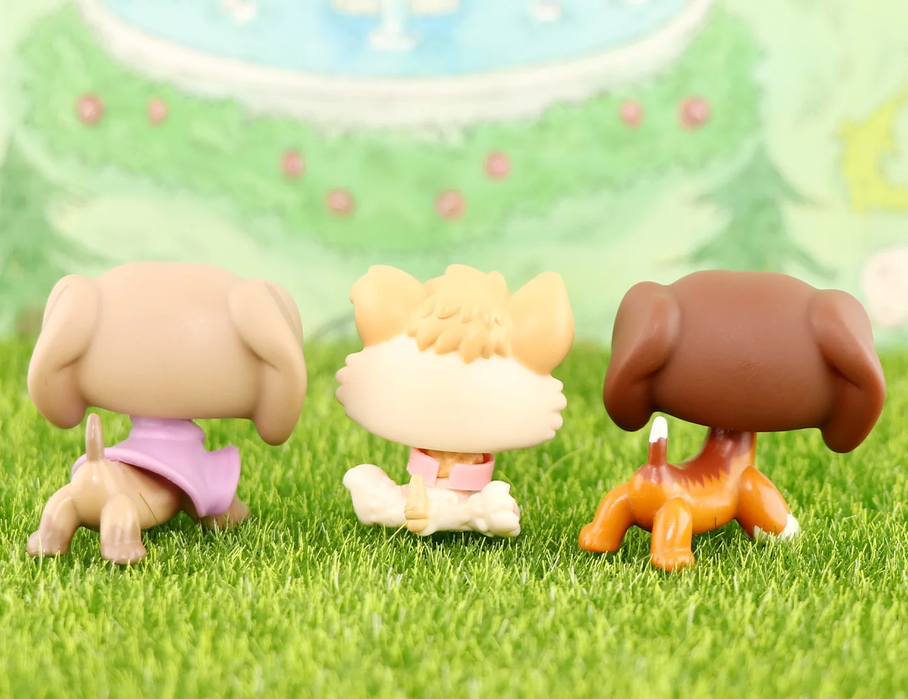 Sklep zoologiczny Jamnik # 932 # 675 Husky # 1013 3 szt. piesek Śliczne zabawki dla dzieci na prezent