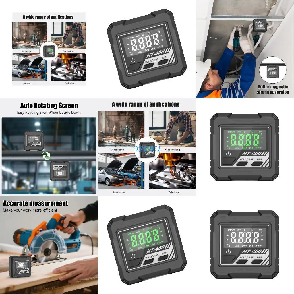 

E15A Digital Level Tool LCD Display Auto Calibration Function for Construction Work