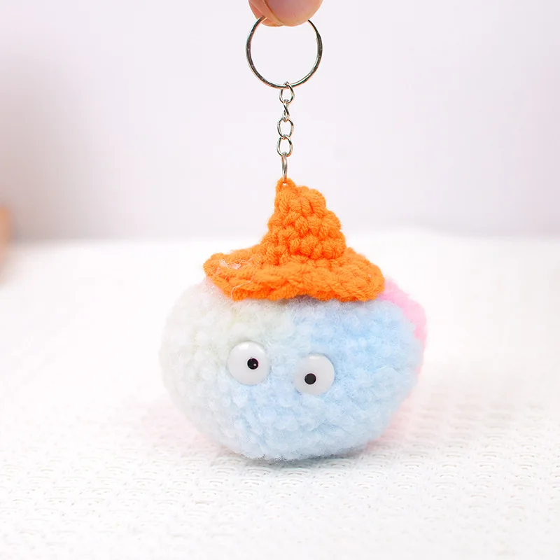 5cm bambini creativo carino palla Sprite peluche cartone animato per bambini Kawaii farcito peluche portachiavi ciondolo coppia borsa fascino ragazza regalo