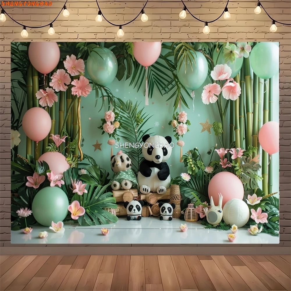 Фон для фотосъемки с днем рождения, детский душ, портрет новорожденного, красочный воздушный шар, арка, декор, фон для фотостудии AR-10