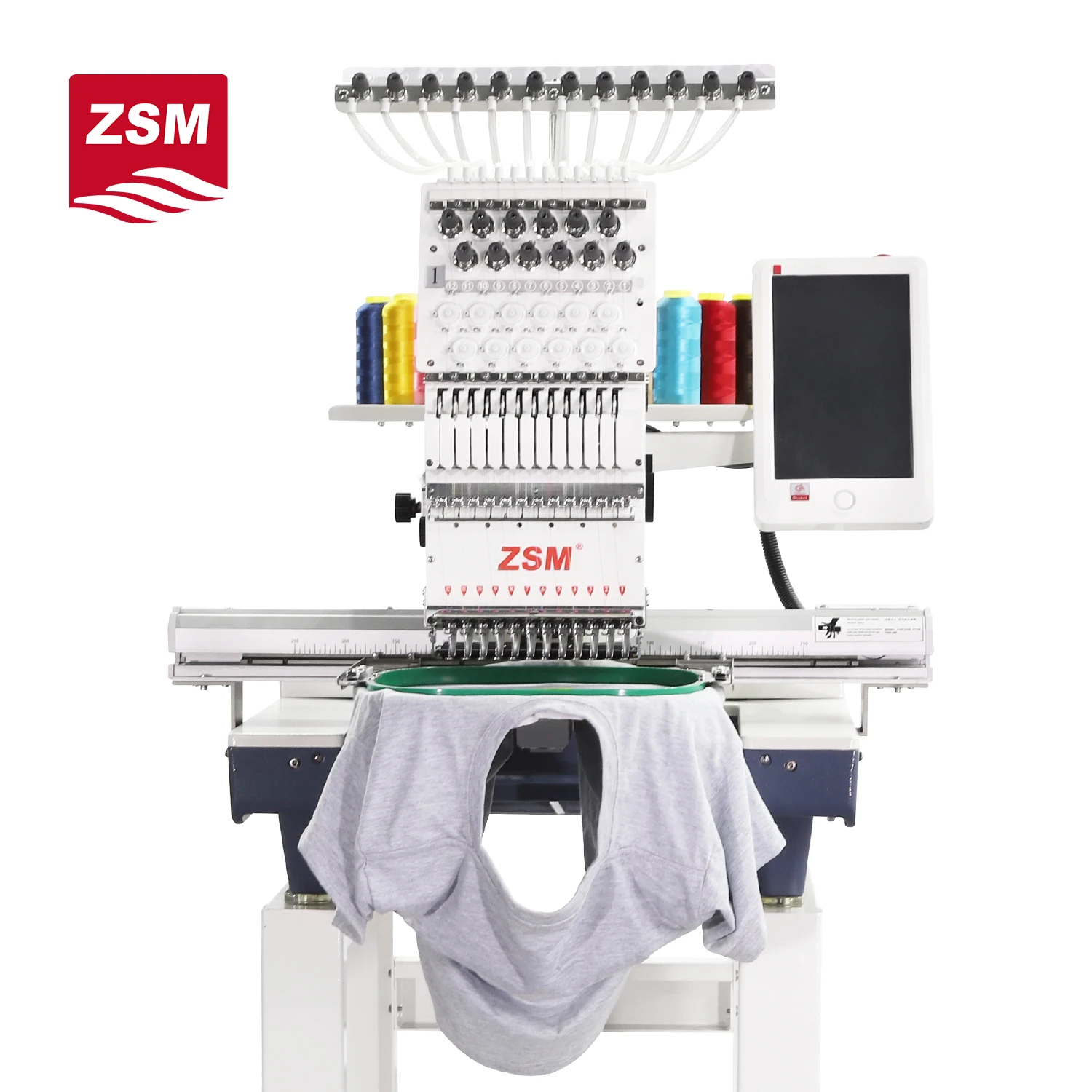 Factory Sale Embroidery Computer Machine Flat T-shirt Embroidery Machine Single Head Clothes Embroidery Machine