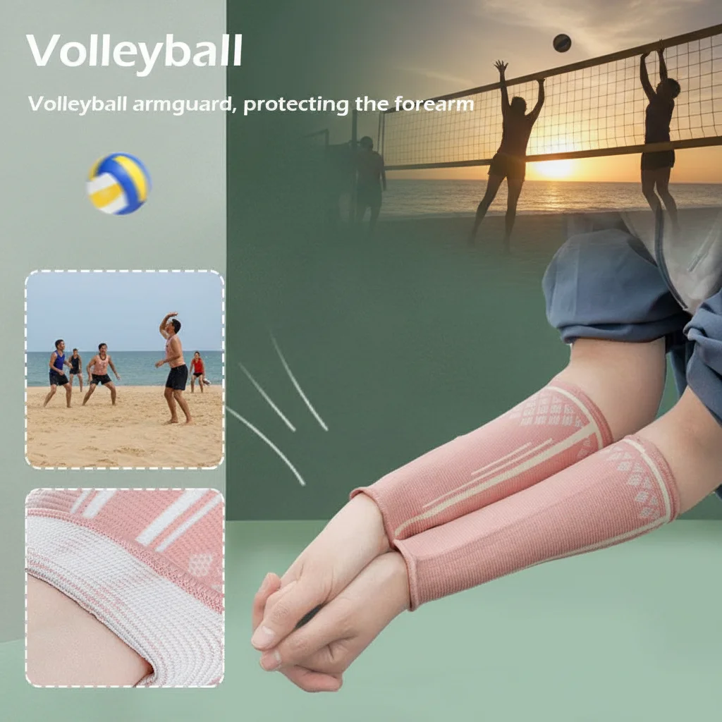 Playing volleyball, arm and wrist protection, sports protection, extended protective gear, forearm and wrist protection