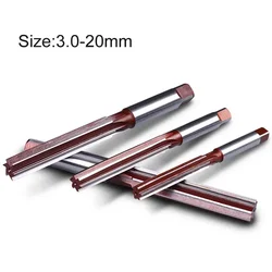 1Pcs H7 Hand Reamer Precision Alloy HSS Straight-shank Engineering Tools Metalworking Cutter Tools D4-D20