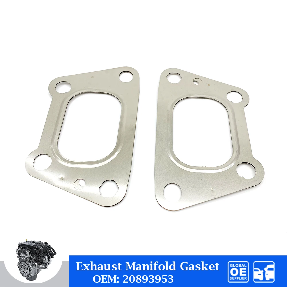 Engine Exhaust Manifold Gasket For Buick Lacrosse Cadillac SRX SLS CTS 3.0 Auto Car Accessories Front Interface Pad 20893953