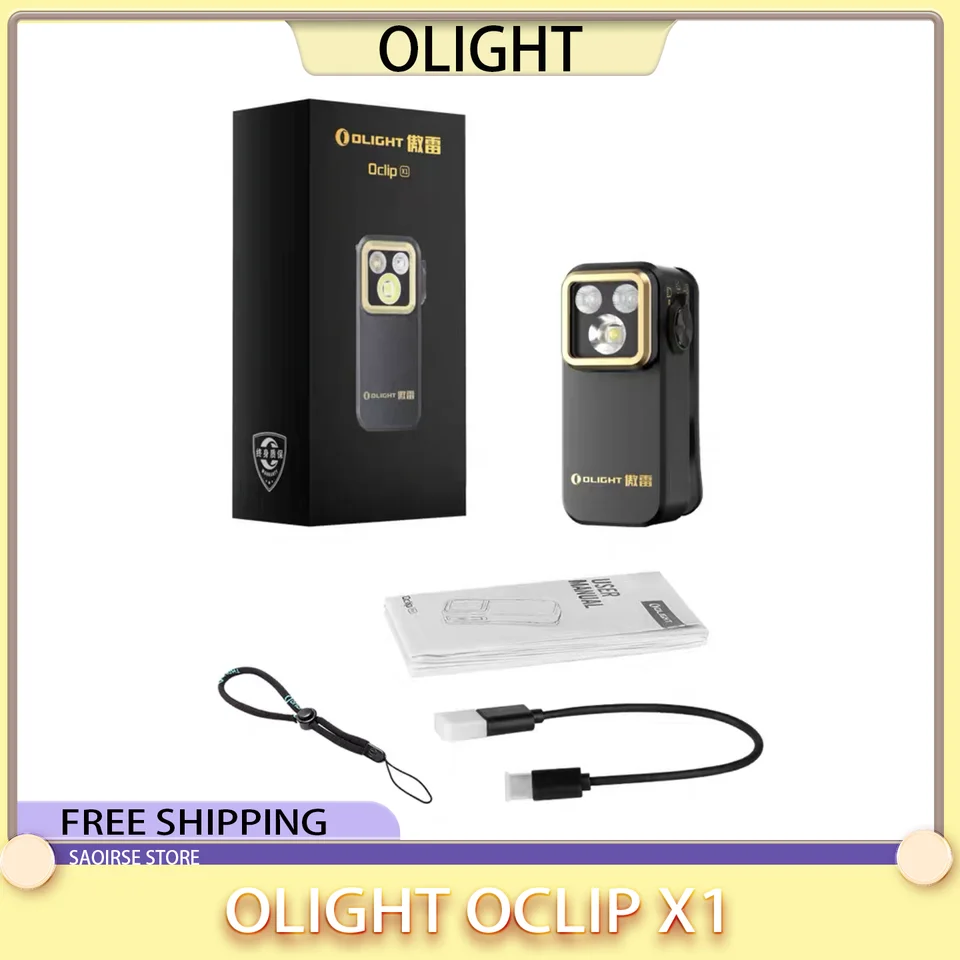 OLIGHT Oclip X1 5-Source Portable Clip Light