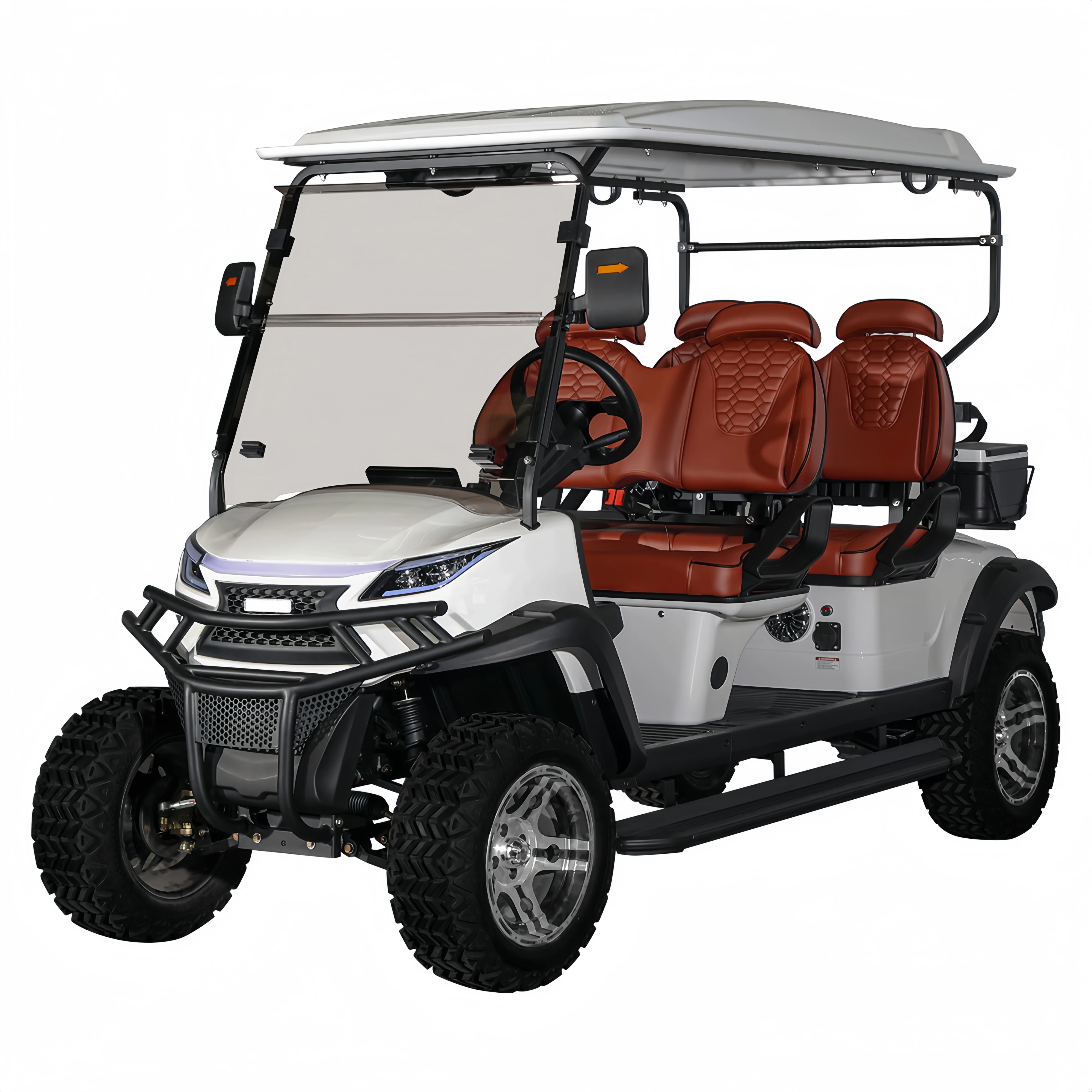 Off-Road 6-seater Golf Cart With electric Powered Golf Hunting Cart suitable for Sightseeing