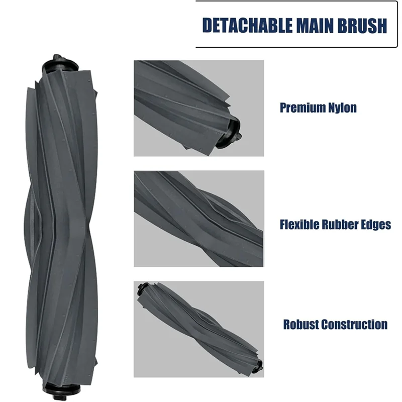 مجموعة استبدال A39T لقطع غيار Dreame X40 Ultra لـ Dreame X40 Ultra تتضمن فرش وسادات ممسحة ومرشحات