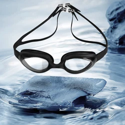 Lunettes de natation professionnelles anti-buée, lunettes de plongée interdites, étanches, réglables, en silicone, sous-marines, libres