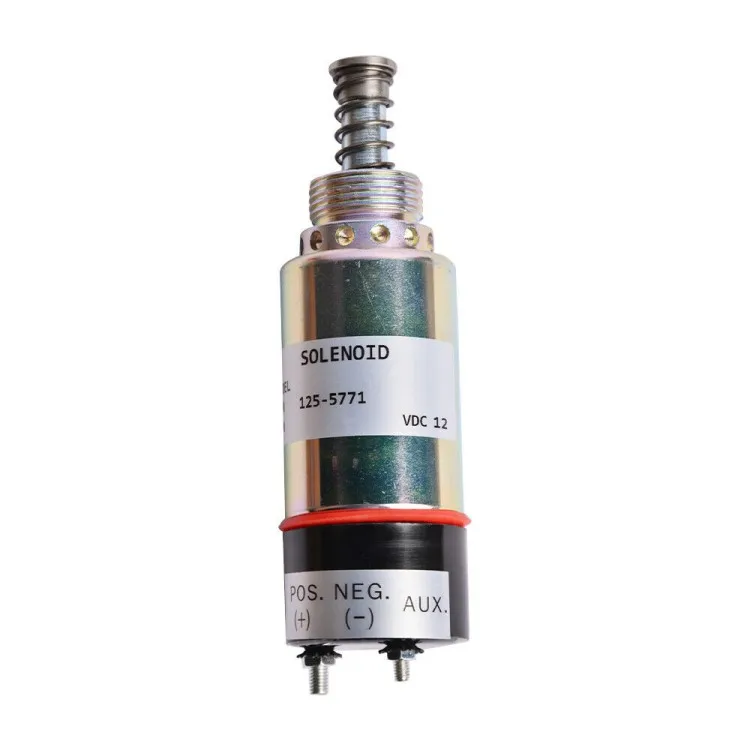 

New 12V Fuel Shutoff Solenoid 1255771 125-5771 for Engine 3114 3116 3126 High Quality