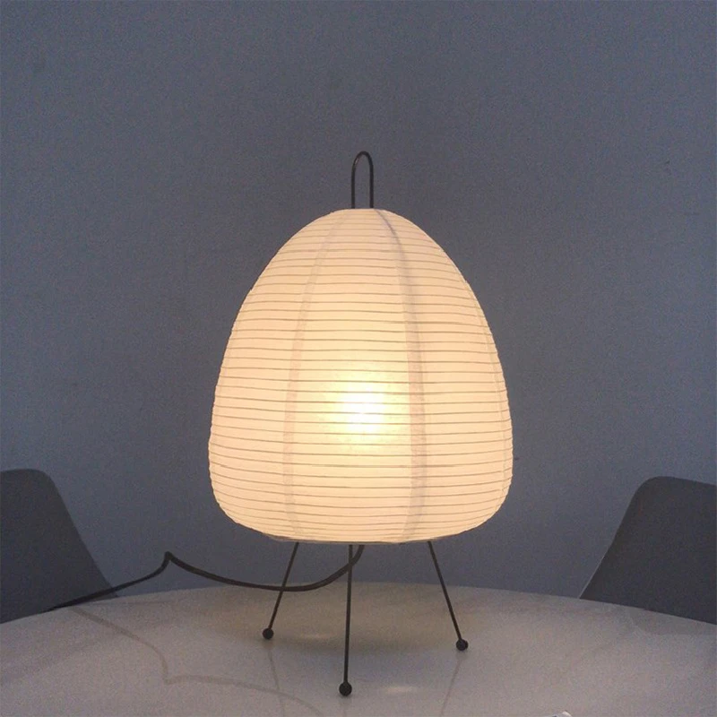

Japanese Style Creative Rice Paper Lamp Decoration Desktop Design Bedroom Bedside Living Room Study Tripod Floor Light Decorate