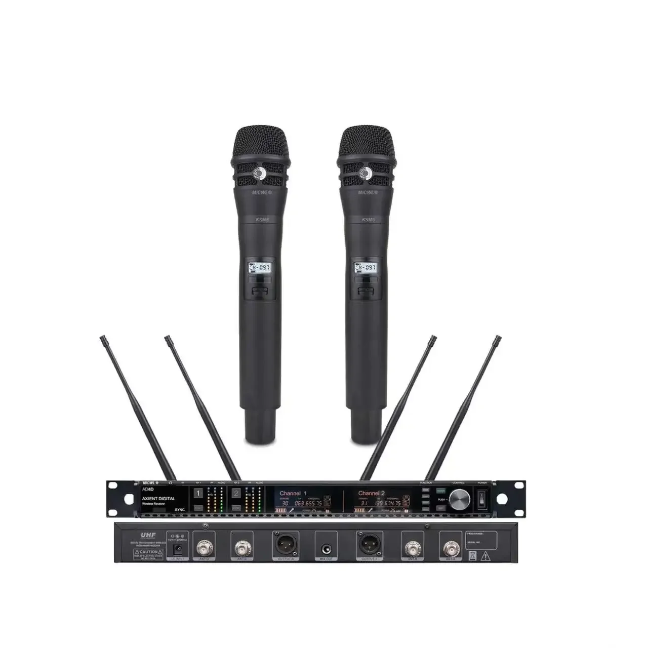 Professional Digital Wireless DJ Karaoke KSM8 Handheld Microphones AD4D System 500m Large Range Factory Price