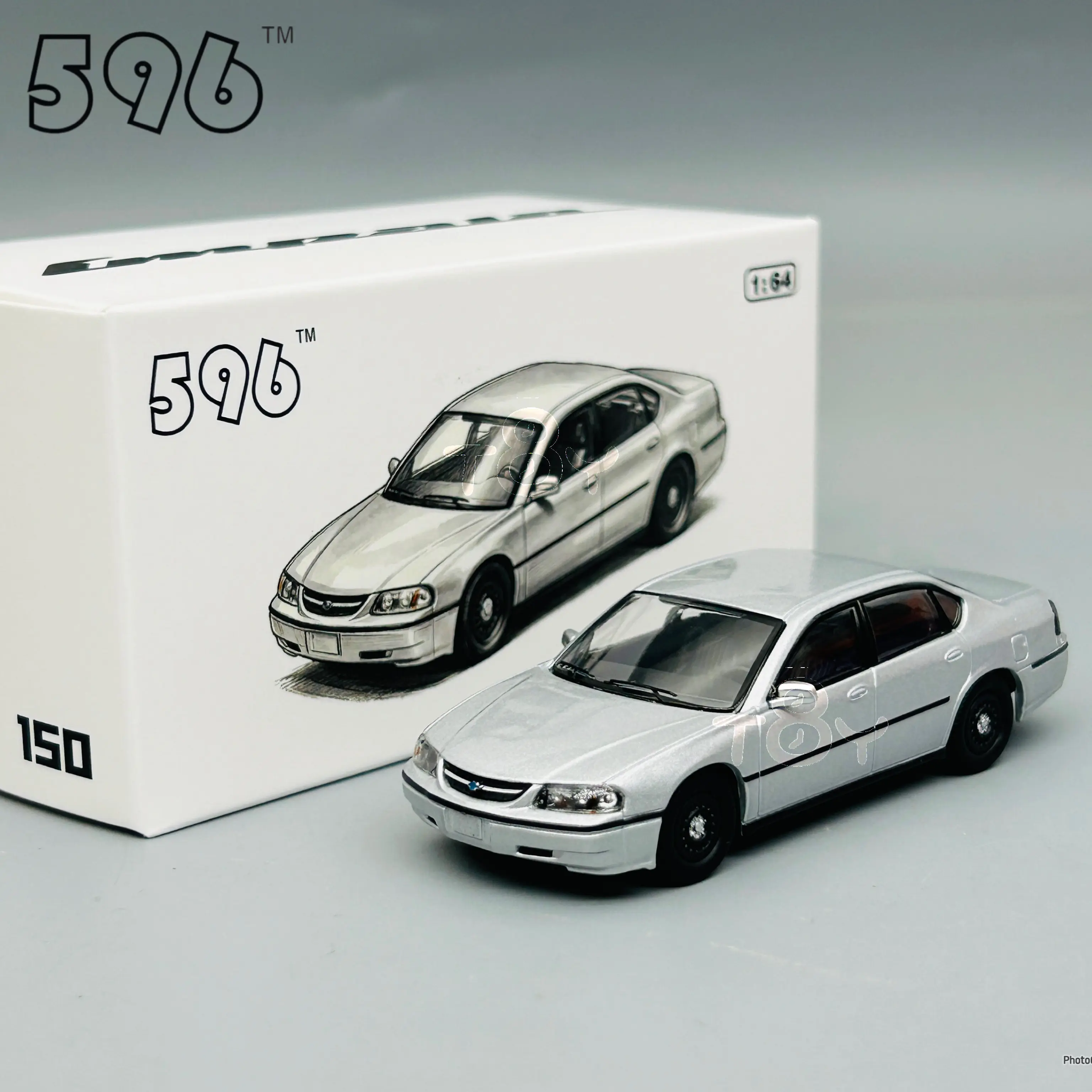 In stock 1: 64 New Product IMPALA NYPD New York Police Car, Black, Alloy Cast Static Car Model, Limited Edition, Gift,