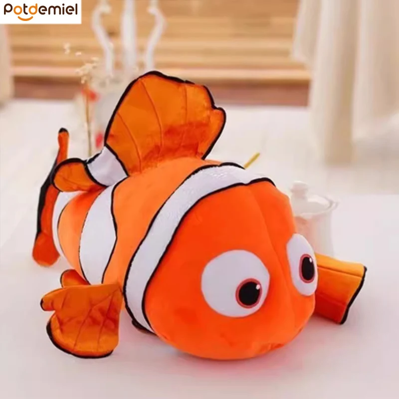 

Kawaii Marlin Nemo Плюшевая кукла Мультяшный фильм Finding Nemo Плюшевая игрушка Подушка для объятий Мягкая мягкая кукла Dory Fish Подушка Рождественский подарок ребенку