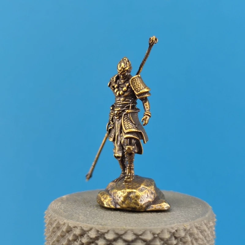 Antique Monkey Sun Wuko ng Miniature Figurines Craft Mini Golden Cudgel Wu  Statue Model Desk Ornaments Home Car Decor Craft