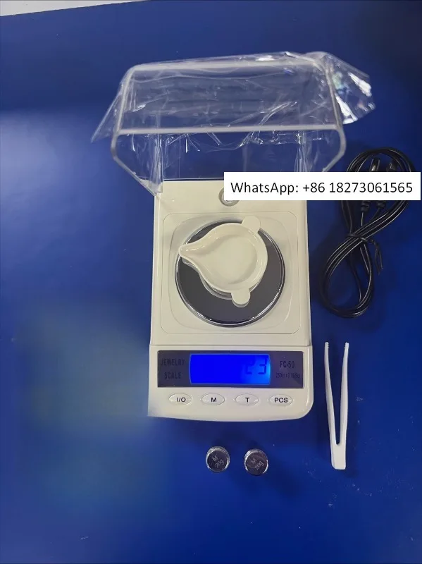 

Portable electronic scale jewelry gram scale 250ct/0.005ct 50g/0.001g weighing tool instrument