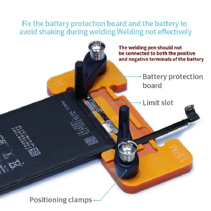 QianLi Macaron Portable Spot Welding Machine with Battery Fixture For iPhone Battery Spot Soldering DIY Spot Welder Repair Tool