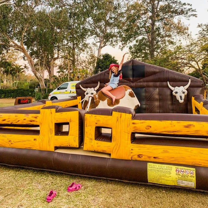 Bull Riding Machine Inflatable Riding Mechanical Sports Games Inflatable Competitive Adult Mechanical Bull