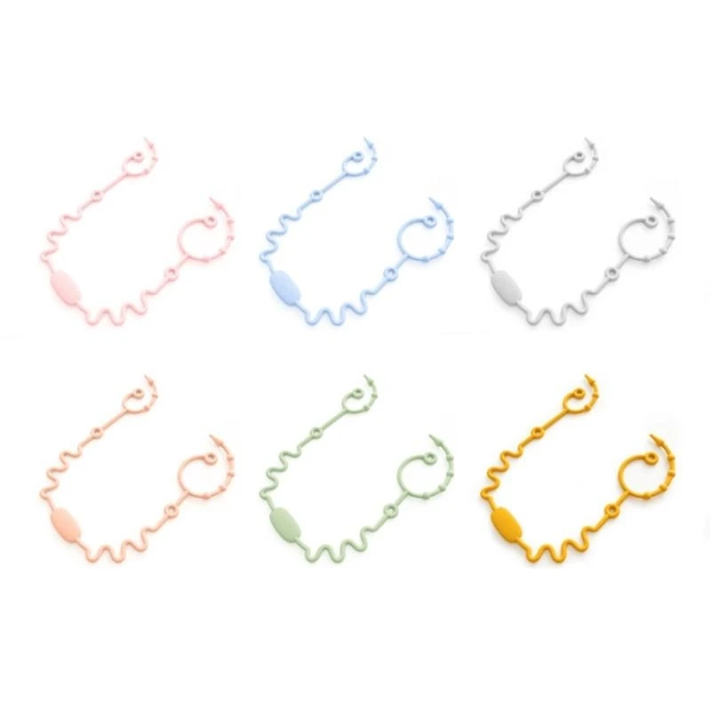 

Multifunctional Baby Toy Strap Teether Holder Securely Fasten Pacifiers & Other Toy Perfect for Exploring & Chewing 4XBC