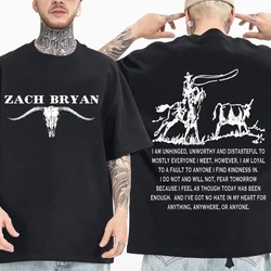 Zach Bryan Horse Cowboy T-Shirts Man Woman Harajuku O-Neck Short Sleeve Shirts