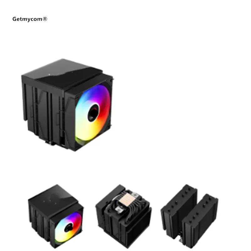 for X-GAMERX MK6 Dual Tower CPU Cooler ARGB digital display six Heat Air Cooling For LGA1700 115X AM5