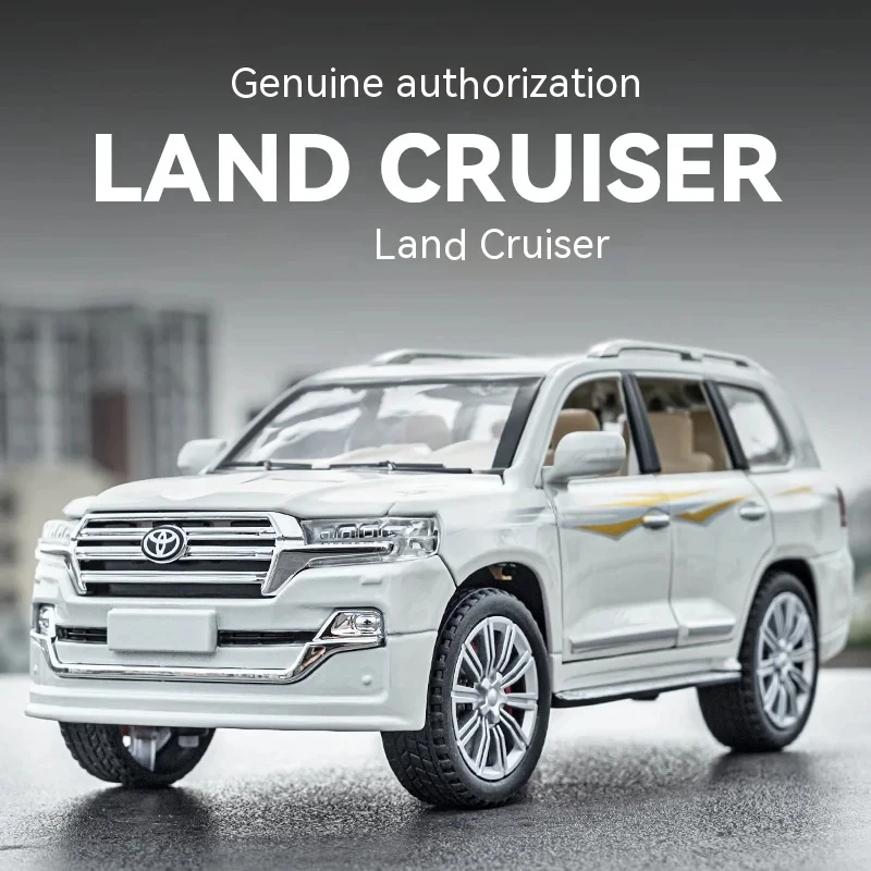 1:24 Land Cruiser Model - Premium Collectible for Auto Fans, Ideal for Display Or Gifting! High Demand Replica