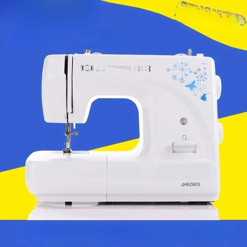 Taiwanese-made electric multi-functional sewing machine JH8290S7508, used for sewing thick and thin tablecloths.