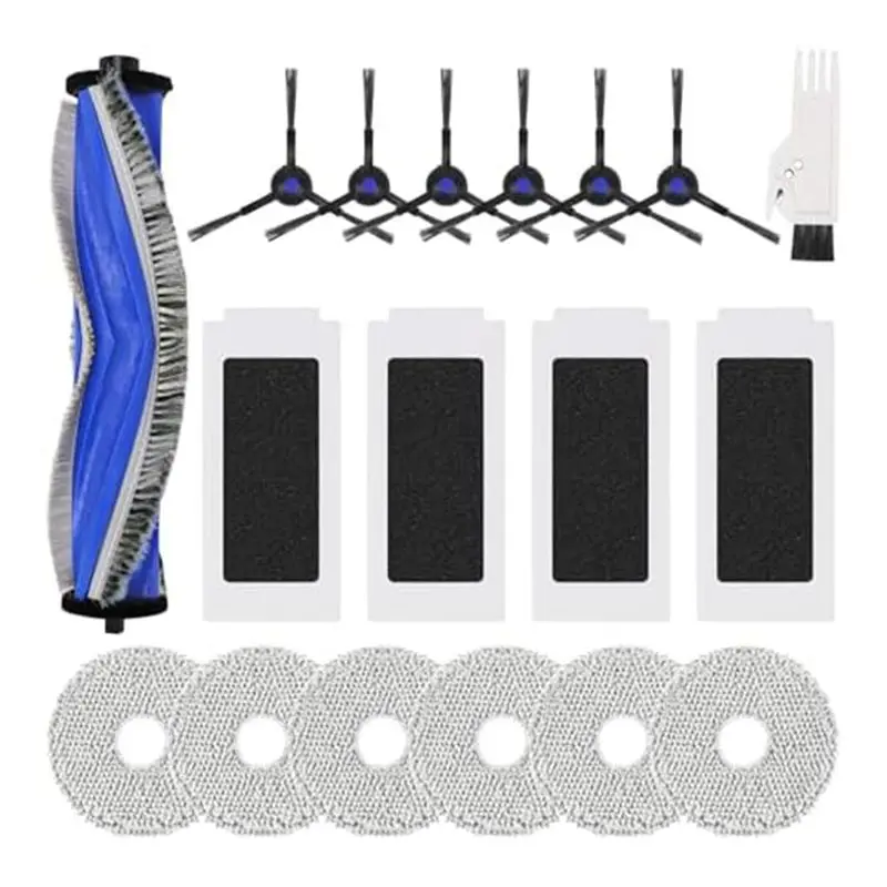 ABXF-Accessories Replacement Compatible For Ecovacs Deebot T30 Pro OMNI / T30 OMNI/ T30S Combo Complete Robot Vacuum Cleaner