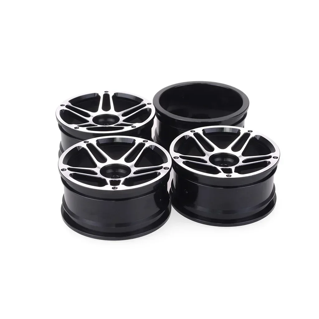 4pcs 1/10 On-Road Drift Car 52MM Aluminum Alloy Metal Wheel Hub 1.9Inch Climb Car Wheel Rim For HSP Tamiya HPI Kyosho Sakura 110