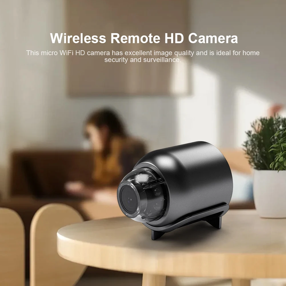 

Беспроводная Wi-Fi камера HD 720P/1080P с ночным видением, портативная беспроводная видеокамера для дома, офиса, магазина, склада