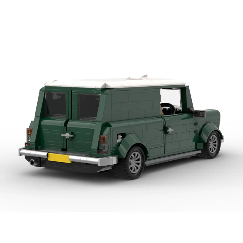 MOC-179780City Classic Military Sedan Building Block Model, 1128Parts, Creative Boys' Children's Birthday and Christmas Toy Gift