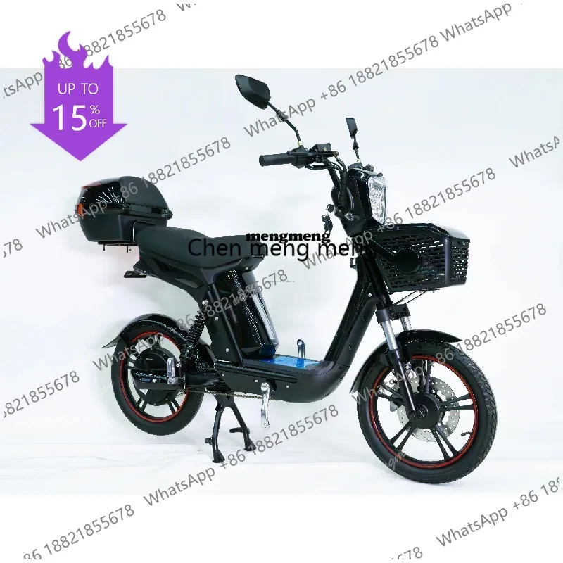 A61 350w 500w Full Suspension Electric Pedal Assisted  Electric Moped for City  Pedal Assisted   Moped for City