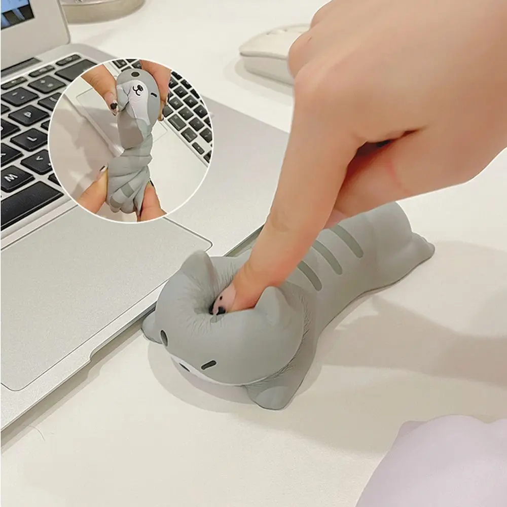 Keyboard Pad Cartoon Animal Pattern Table Mat Antiskid Mice Mat Desk Pad Non-Slip Pad Wrist Rest Support Mouse Pad Hand Support