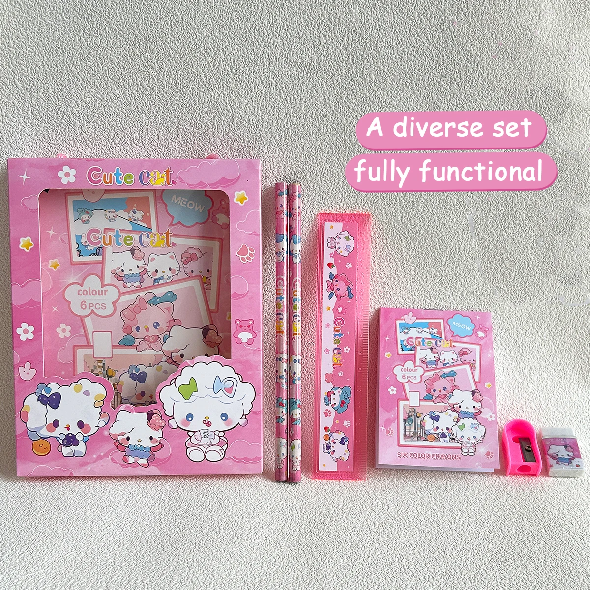 Surprise Practical Stationery Gift Handheld Set, Kindergarten Season Class Reward Small Gift, Preschool Gift