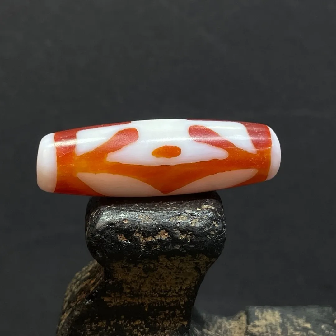 

Tibetan Nepalese Himalayan Ancient agate Old Dzi Talisman eye Beads Amulet
