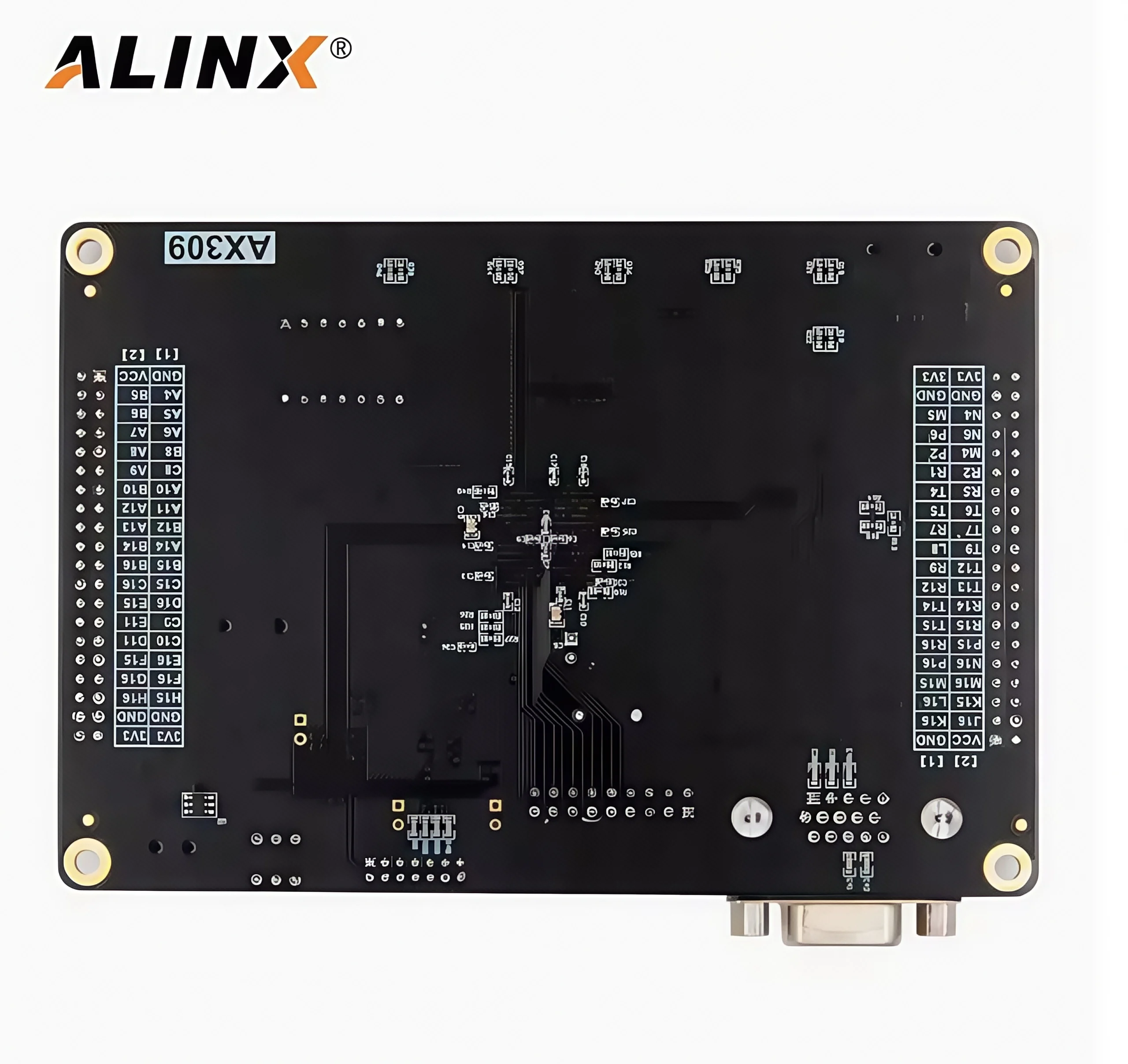 Placa de desarrollo Xilinx Spartan-6 Fpga Ax309, tablero de aprendizaje Spartan6 Xc6slx9, tablero de estudiante